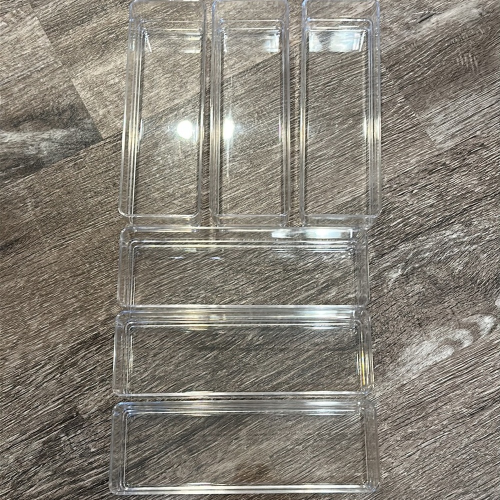 STORi SimpleSort 18-Piece Stackable Clear Drawer Organizer Set - Picture 2 of 10